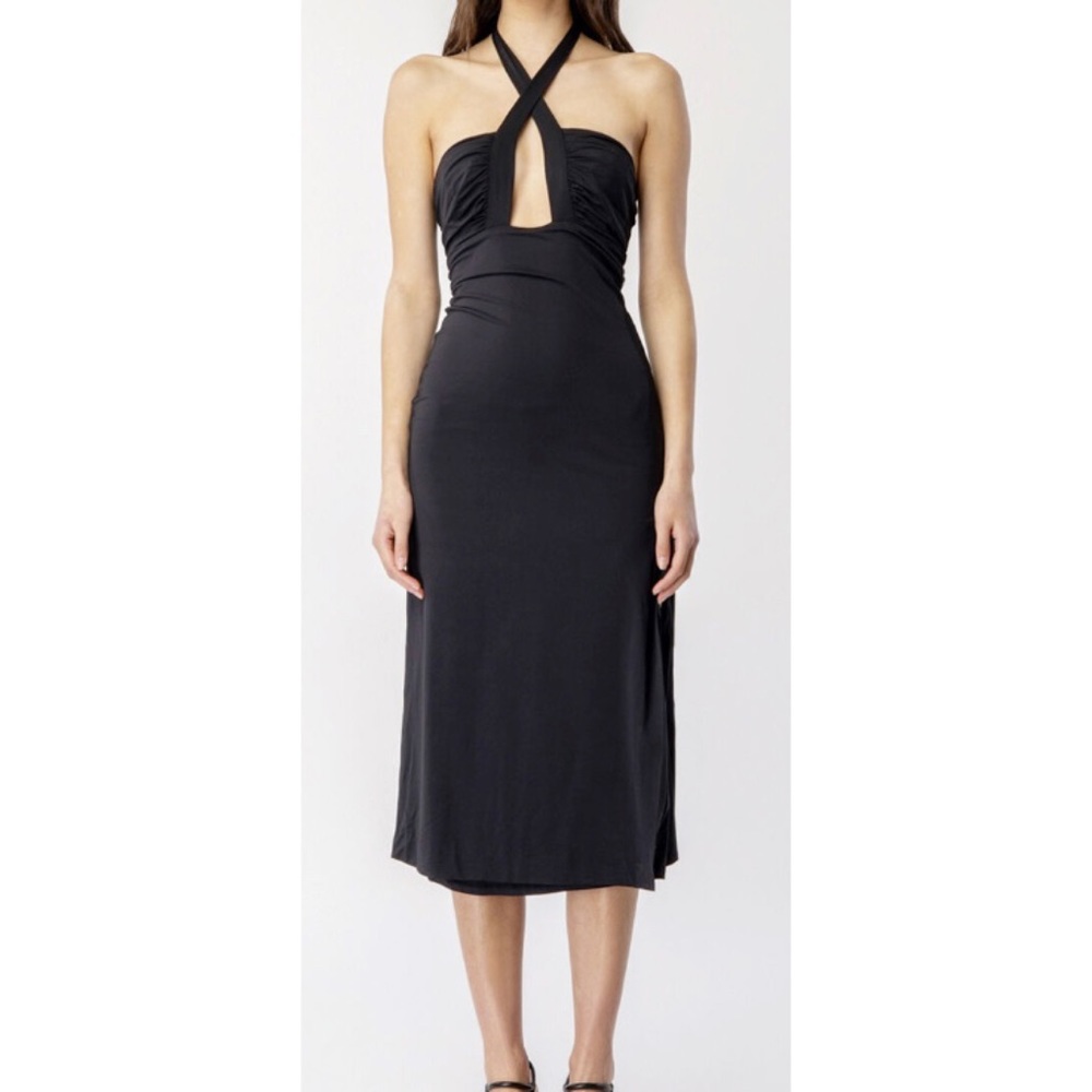 Bardot Guilia Midi Dress Black